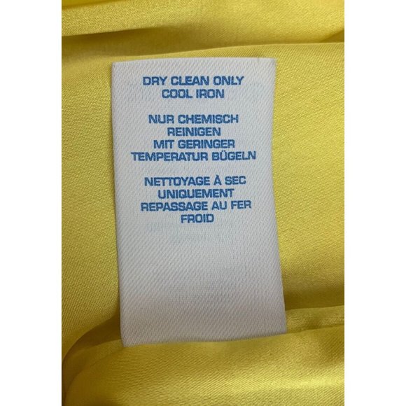 Boden Yellow Pleated Sheath Dress UK 16L US12L Knee Length NWT - Picture 11 of 12